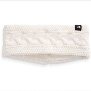 The North Face Cable Minna Earband Gardenia White NWT